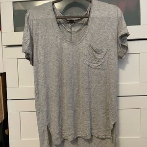 Free people relaxed super soft grey t shirt